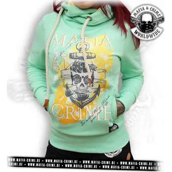 Dámská mikina Dámská mikina Mafia & Crime MC Anchor Girls Velikost: XS