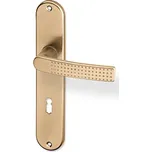 ACT Rosa dveřní štítové kování - F4 šampaňská 90 mm