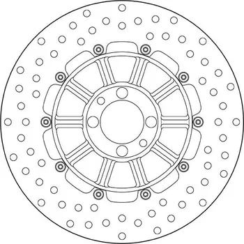 Brzdový kotouč Brzdový kotouč BREMBO Oro Fix - 68B407D3 BMW K 100 1983-1989