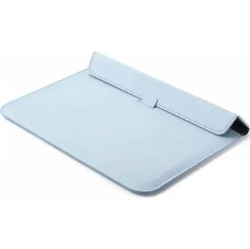 Pouzdro na tablet 2v1 Pouzdro s magnetem a stojánkem z ekokůže pro Apple MacBook Air 13,6" (2024, M3) - světle modré