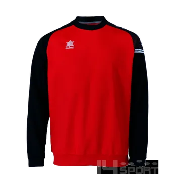 Pánská mikina Mikina LUANVI OPEN, barva červená - černá, velikost M