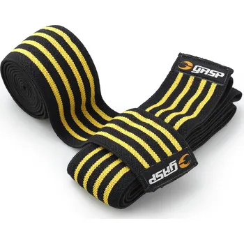 GASP KNEE WRAPS BLACK/FLAME – bandáže kolen Gasp černo-oranžové