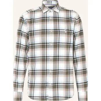 Olymp Pánská Košile Casual Regular Fit, bílá / tmavě modrá /...