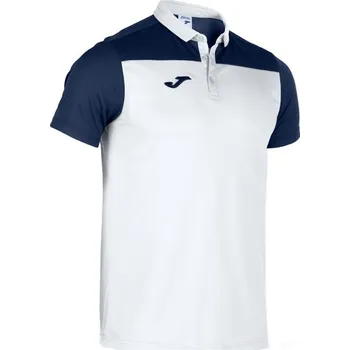 Polokošile JOMA HOBBY II, barva bílá - tmavě modrá, velikost 5XS