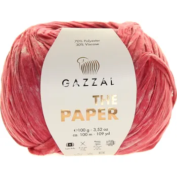 Příze Gazzal The Paper 3968 starorůžová