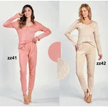 TARO Dámské pyžamo Vicky3252 Barva: zz42-béžová, Velikost: XL