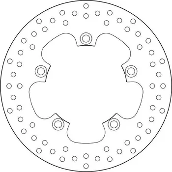 Brzdový kotouč Brzdový kotouč BREMBO 68B407A2 fix SUZUKI AN 650 Burgman (Executive) 2004-2017