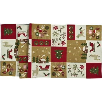 ubrus Vánoční gobelínový běhoun Wonderworld 49x143 cm, Sander