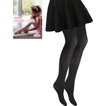 Punčochové kalhoty Lady B GIRL MICRO tights 50 DEN - černé, 146/152