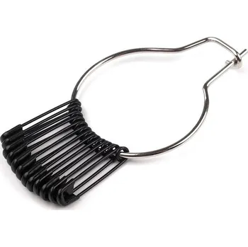 Spínací špendlíky délka 19 mm - černý lak