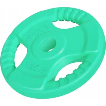 Závaží Gorilla Sports 1,25 kg s potahem/pogumováním