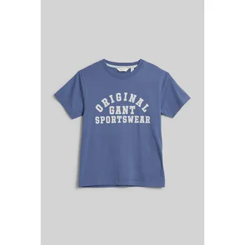 Dětská móda TRIČKO GANT ORIGINAL SPORTSWEAR T-SHIRT WASHED BLUE
