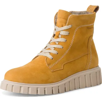 Dámská zimní obuv DÁMSKÉ KOTNÍKOVÉ BOTY TAMARIS 1-25268-43 684 ŽLUTÁ Barva: ŽLUTÁ, Velikost: 38