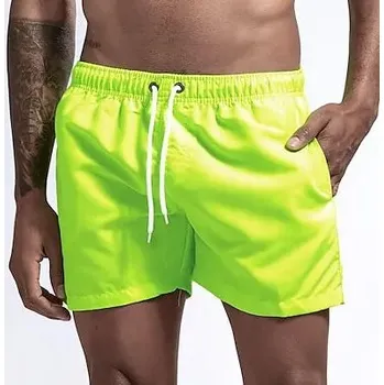 Pánské kraťasy Pánské plavecké šortky s gumou v pase Barva: Zelená, Velikost: 4XL