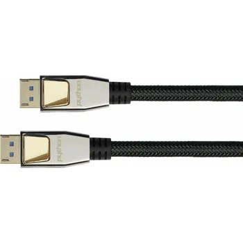 Video kabel PYTHON Kabel Python DisplayPort 2.0 Nylongeflecht černý 1m