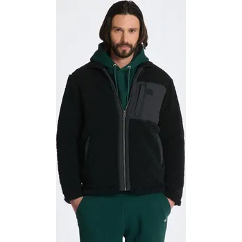 Pánské oblečení MIKINA GANT FLEECE JACKET BLACK