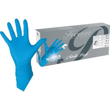 Vyšetřovací rukavice Rukavice nitrilové Profi, délka 30 cm - XXL