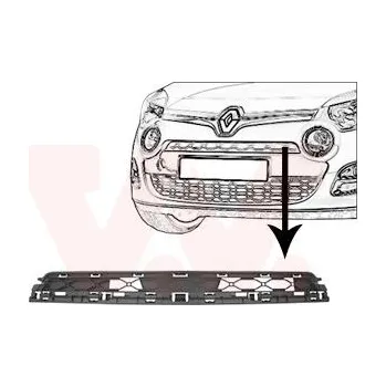 Nárazník Větrací mřížka, nárazník VAN WEZEL 4372591