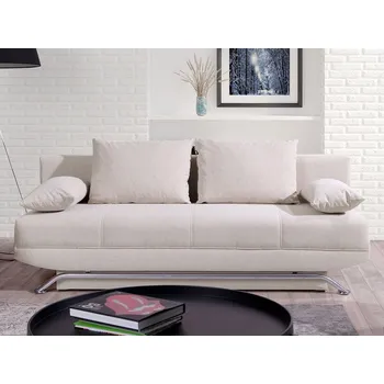 Pohovka Rozkládací pohovka s úložným prostorem BEND - béžová