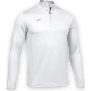 Pánská mikina Mikina JOMA COMBI RUNNING, barva bílá, velikost 4XS