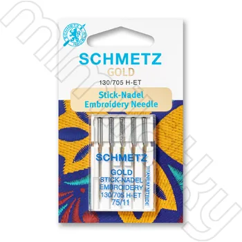 Jehly Schmetz GOLD EMBROIDERY 130/705 H-ET 75/11