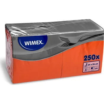 Papírový ubrousek Ubrousky 2-vrstvé, 24 x 24 cm oranžové [250 ks]