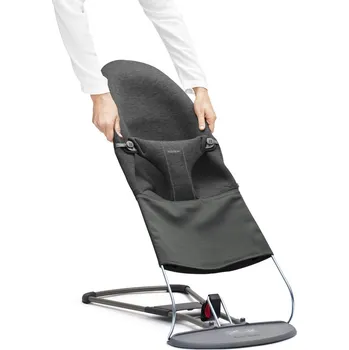 BABYBJÖRN Potah pro lehátko Balance Bliss Charcoal Grey 3D Jersey