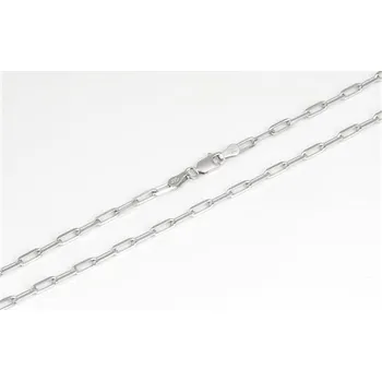 Řetízek Dámský stříbrný řetízek ankr - velká oka 45 cm 77896F + dárek zdarma