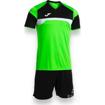 Fotbal Komplet JOMA DANUBIO III, barva zářivě zelená - černá, velikost 3XL