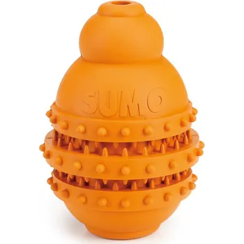 Beeztees Hračka Sumo Play Dental M oranžový 9X9X12cm