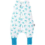 Kaarsgaren Merino spací pytel 60 cm bio delfín aqua nohavice