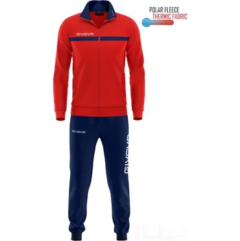 Souprava GIVOVA ONE, barva 1204 červená - tmavě modrá, velikost XL