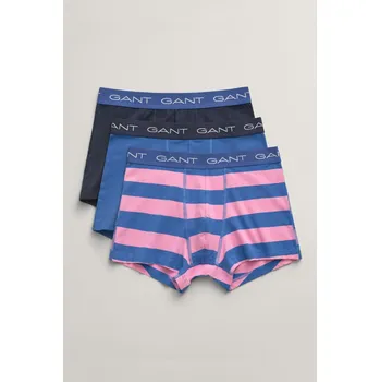 Boxerky SPODNÍ PRÁDLO GANT STRIPE TRUNK 3-PACK RICH BLUE