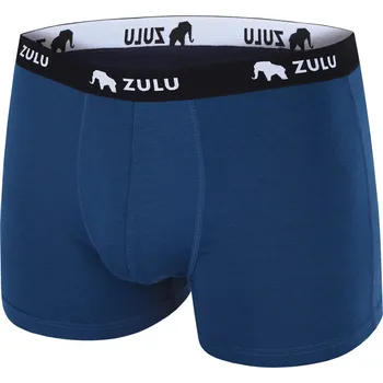Pánské spodní prádlo Pánské boxerky Zulu Bambus 210 4in Velikost: S / Barva: modrá