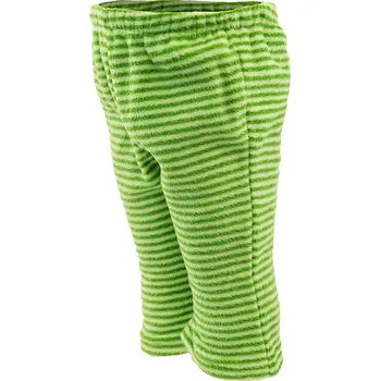 NELUN Kojenecké kalhoty fleece s proužky zelené Barva: Zelená, Velikost: 68