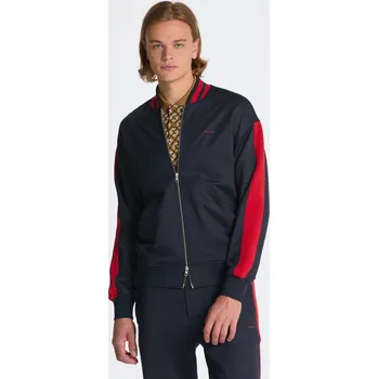 Pánské oblečení MIKINA GANT TRACK JACKET EVENING BLUE