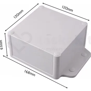 Elektronická stavebnice Bahar BWP 10011-A1 IP68 Plastová krabička voděodolná 168x120x61 mm