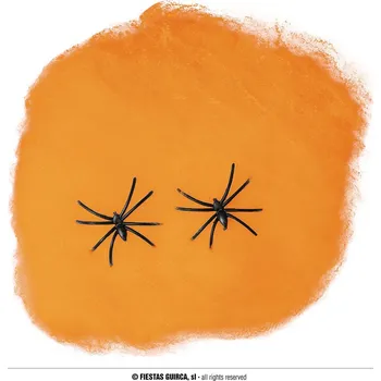 Karnevalový doplněk Guirca Oranžová pavučina 60 g