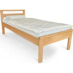 Postel z masivu Postelia PAUL, BUK, 90x200 cm jednolůžko