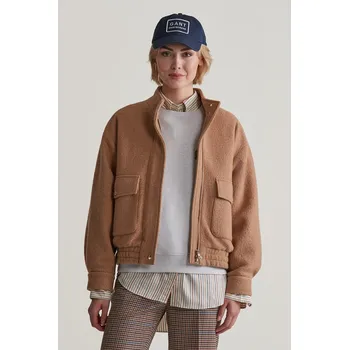 BUNDA GANT WOOL HARRINGTON JACKET WARM KHAKI