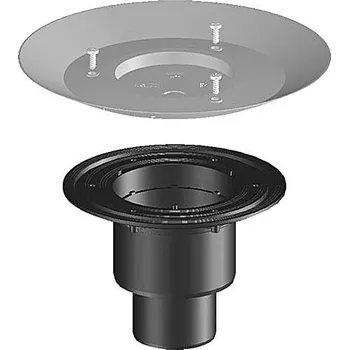 Odvodňovací žlab HL Těleso podlahové vpusti, svislý odtok DN50/75/110, pevná izolační přírubá, bez z.u. (HL310K-3020)