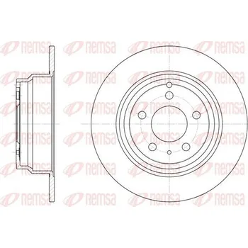 Brzdový kotouč Brzdový kotouč REMSA 6411.00