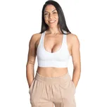 Better Bodies SCRUNCH SPORTS BRA WHITE – sportovní podprsenka Better Bodies bílá Velikost: M