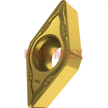 Soustruh Vyměnitelná břitová destička, PRAMET, DCMT 11T308E-FM:T8315