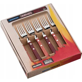 Příbor Vidlička Tramontina Churrasco lesklá, 6 ks