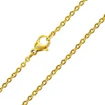 Pozlacený řetízek Anker Roma z chirurgické oceli 2 mm varianta 60cm