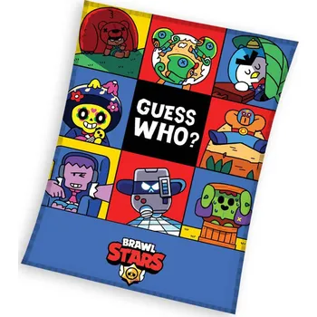 Carbotex Dětská deka fleece 110 x 140 cm, Brawl Stars/Hádej, kdo