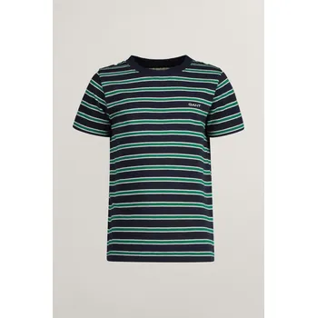 Dívčí oblečení TRIČKO GANT STRIPED SS T-SHIRT EVENING BLUE