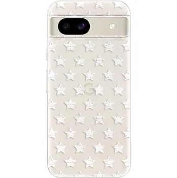 Pouzdro na mobilní telefon Odolné silikonové pouzdro iSaprio - Stars Pattern - white - Google Pixel 8a