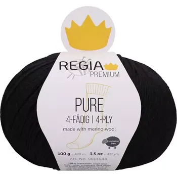 Příze Regia Premium Pure 99 Černá (Příze Pure Regia Premium 99 Black)